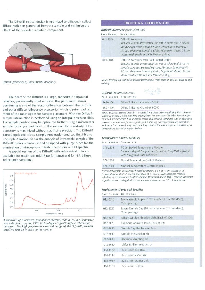 xϊgUˑu Diffuse reflectance accessory