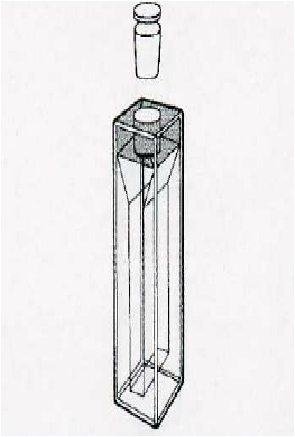 Semi-micro Fluorimeter cell